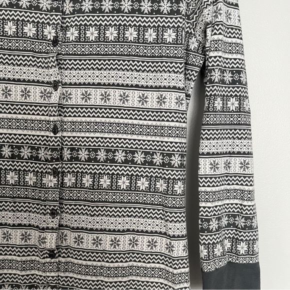 Joe Fresh Long Pajama Jumpsuit Butt Flap 100% Cotton Adult Large - Picture 4 of 9